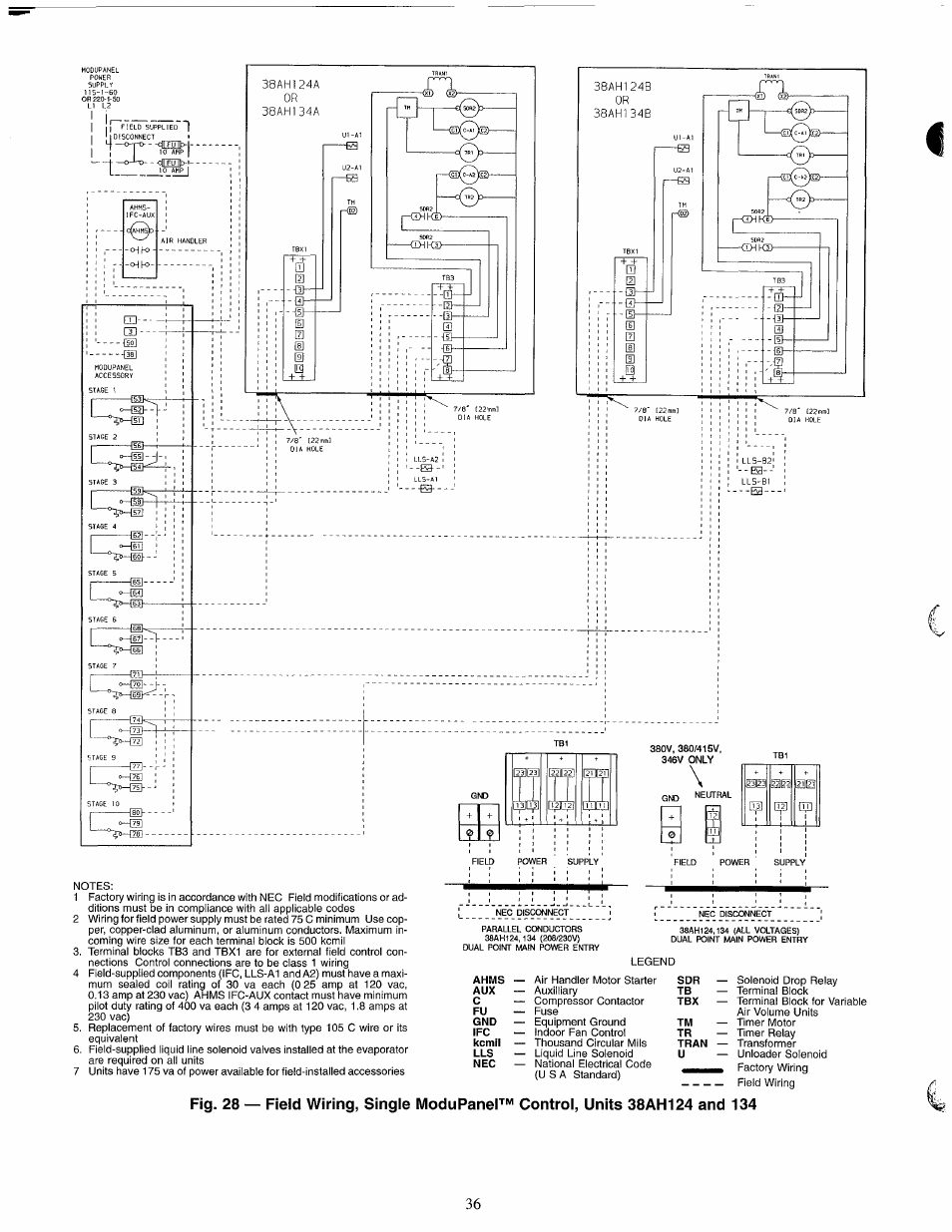 Aim [p ttd | Carrier 38AH044-134 User Manual | Page 36 / 56