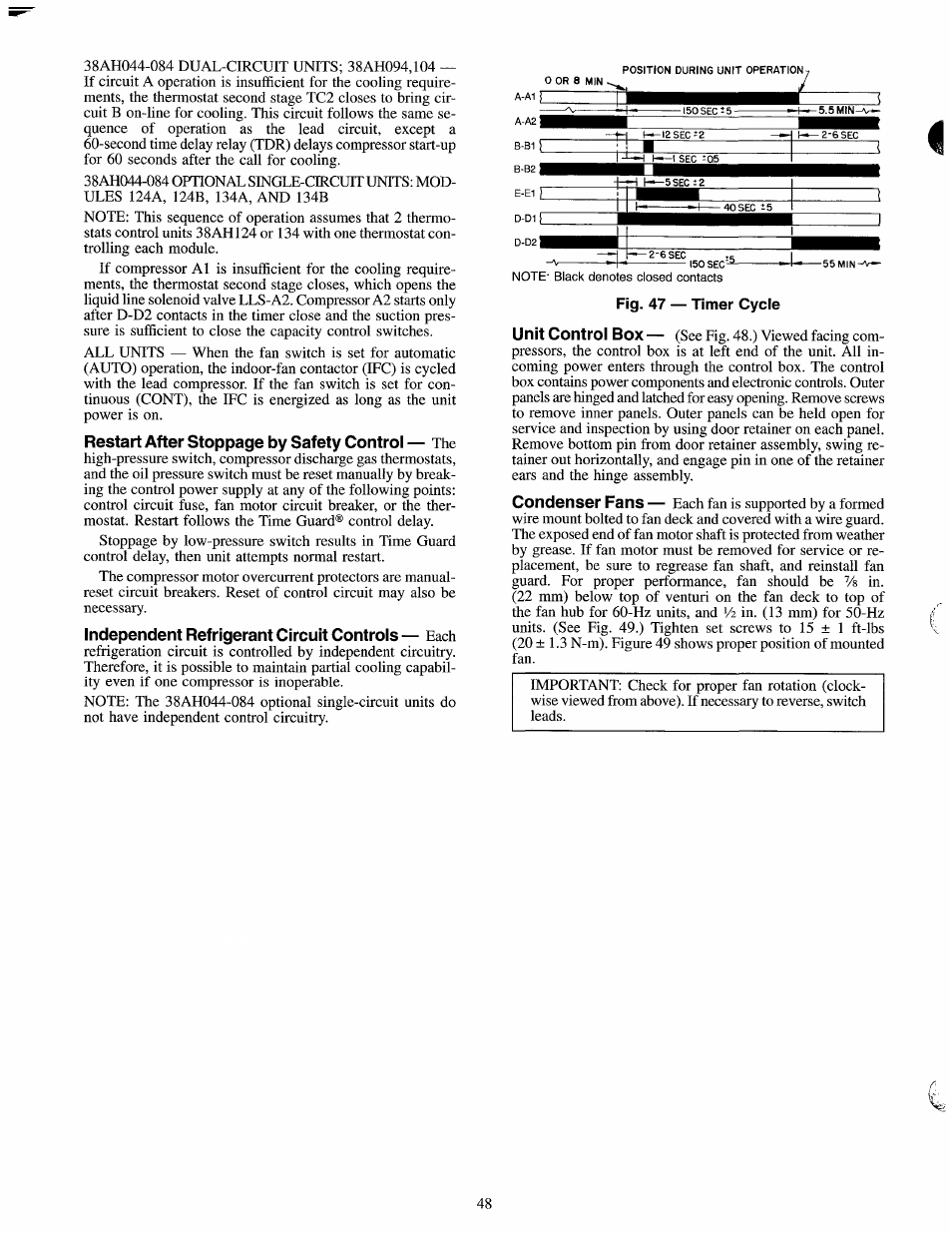 Fig. 47 — timer cycle | Carrier 38AH044-134 User Manual | Page 48 / 56