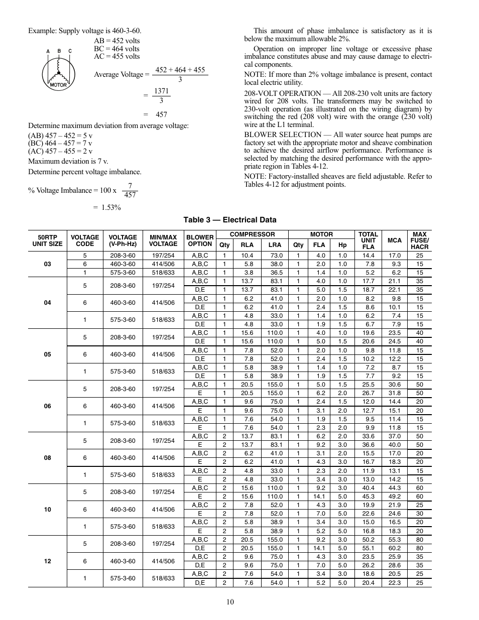 Carrier AQUAZONE 50RTP03-20 User Manual | Page 10 / 60