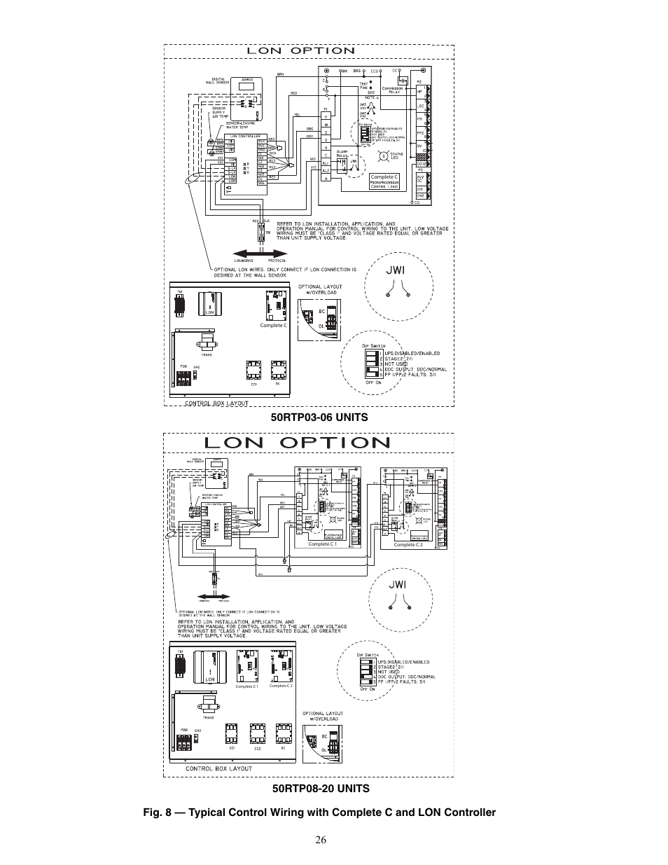 Carrier AQUAZONE 50RTP03-20 User Manual | Page 26 / 60
