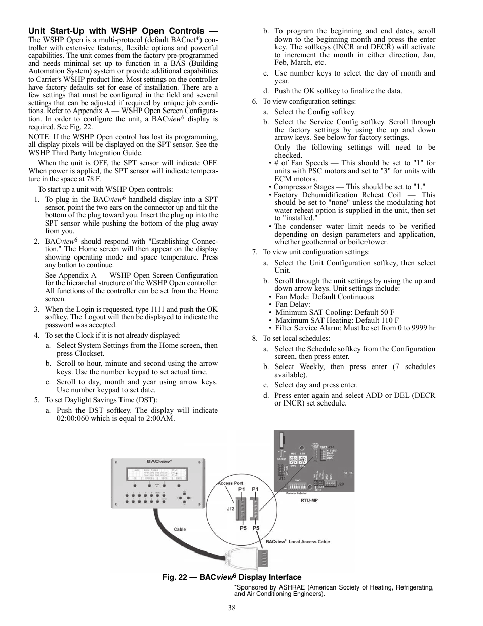 Carrier AQUAZONE 50RTP03-20 User Manual | Page 38 / 60