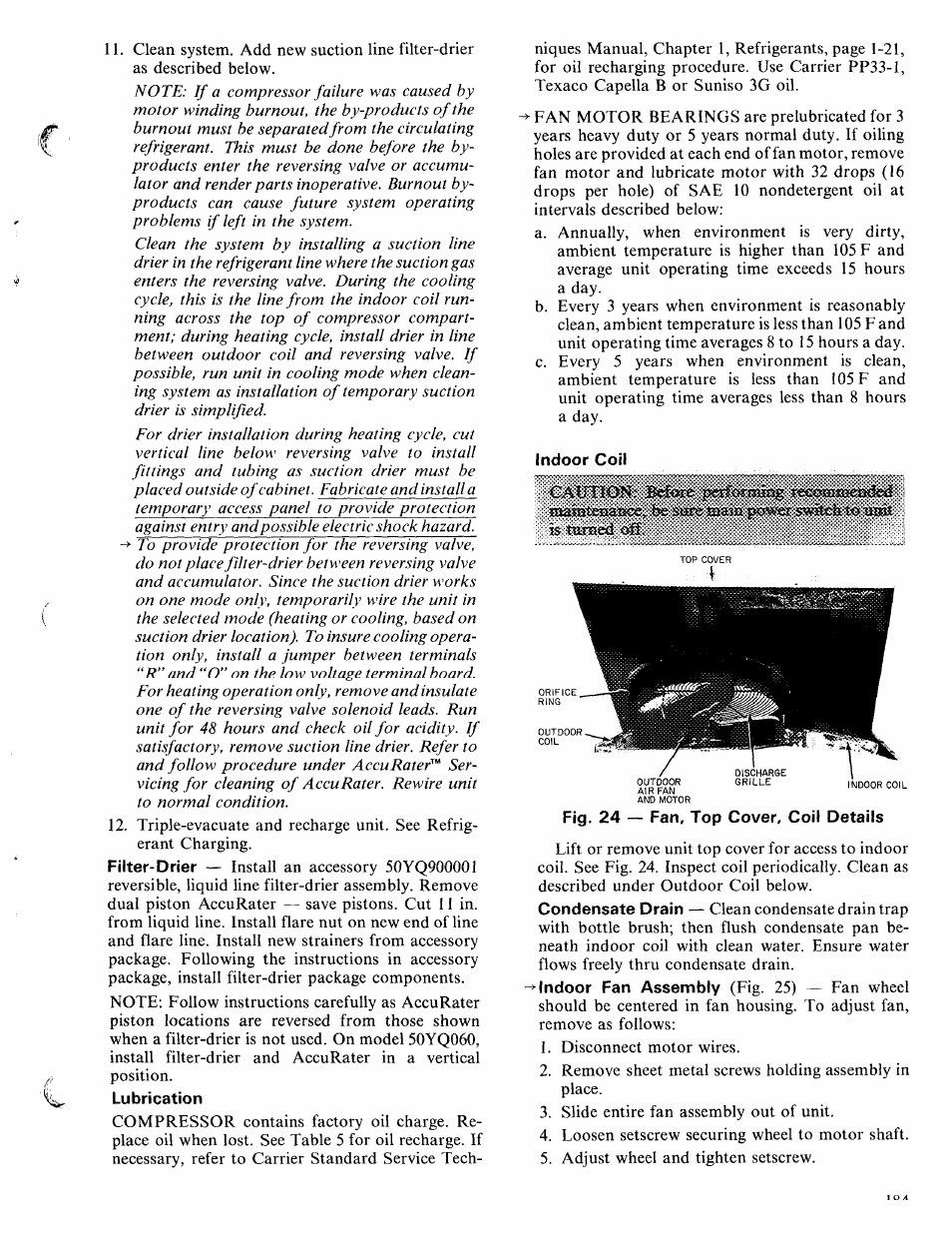 Indoor coil | Carrier 50YQ User Manual | Page 13 / 16