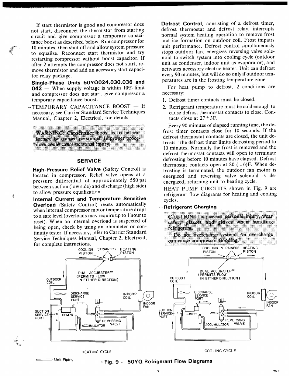 Service | Carrier 50YQ User Manual | Page 7 / 16