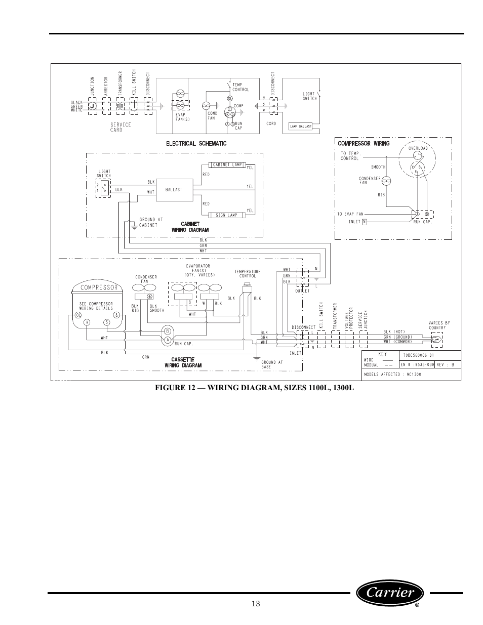Carrier Miracool 260L User Manual | Page 13 / 16