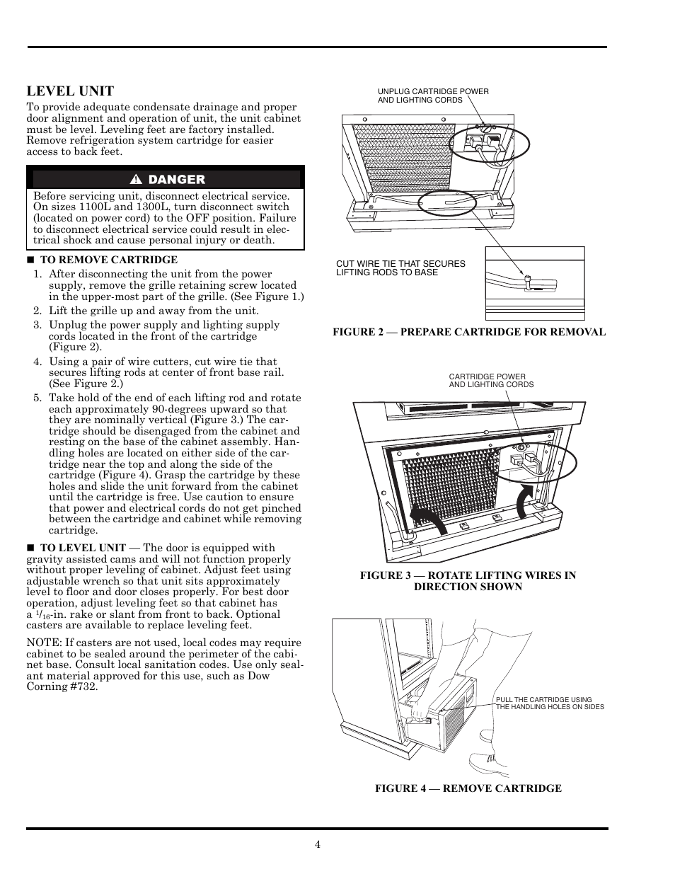 Level unit | Carrier Miracool 260L User Manual | Page 4 / 16