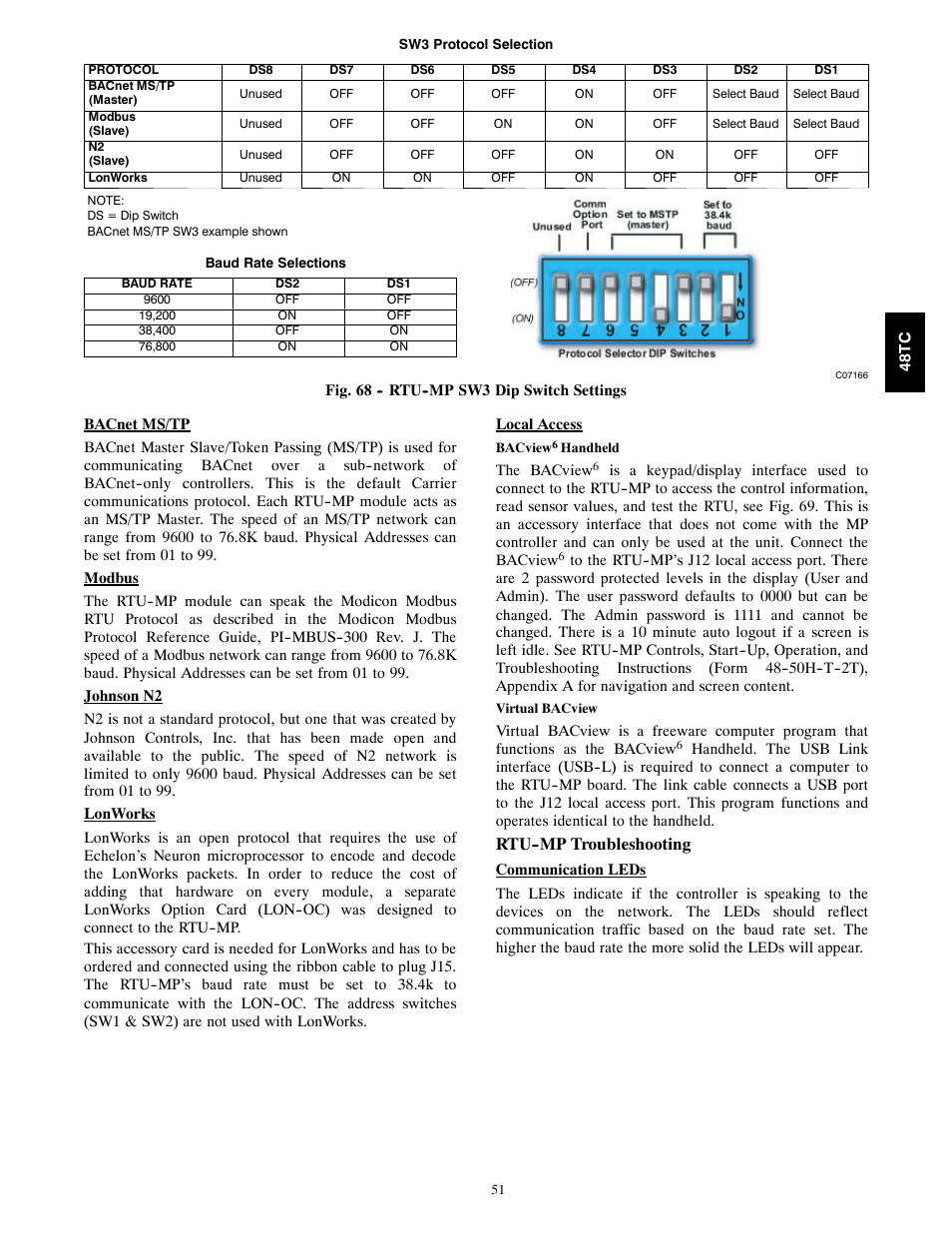 Rtu--mp troubleshooting | Carrier 48TC*D08 User Manual | Page 51 / 98