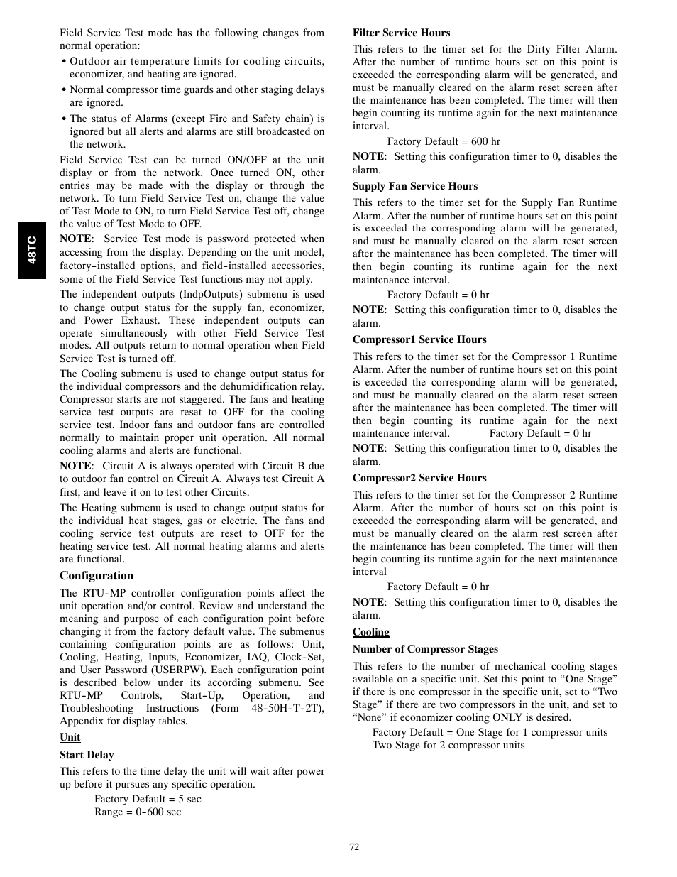 Carrier 48TC*D08 User Manual | Page 72 / 98
