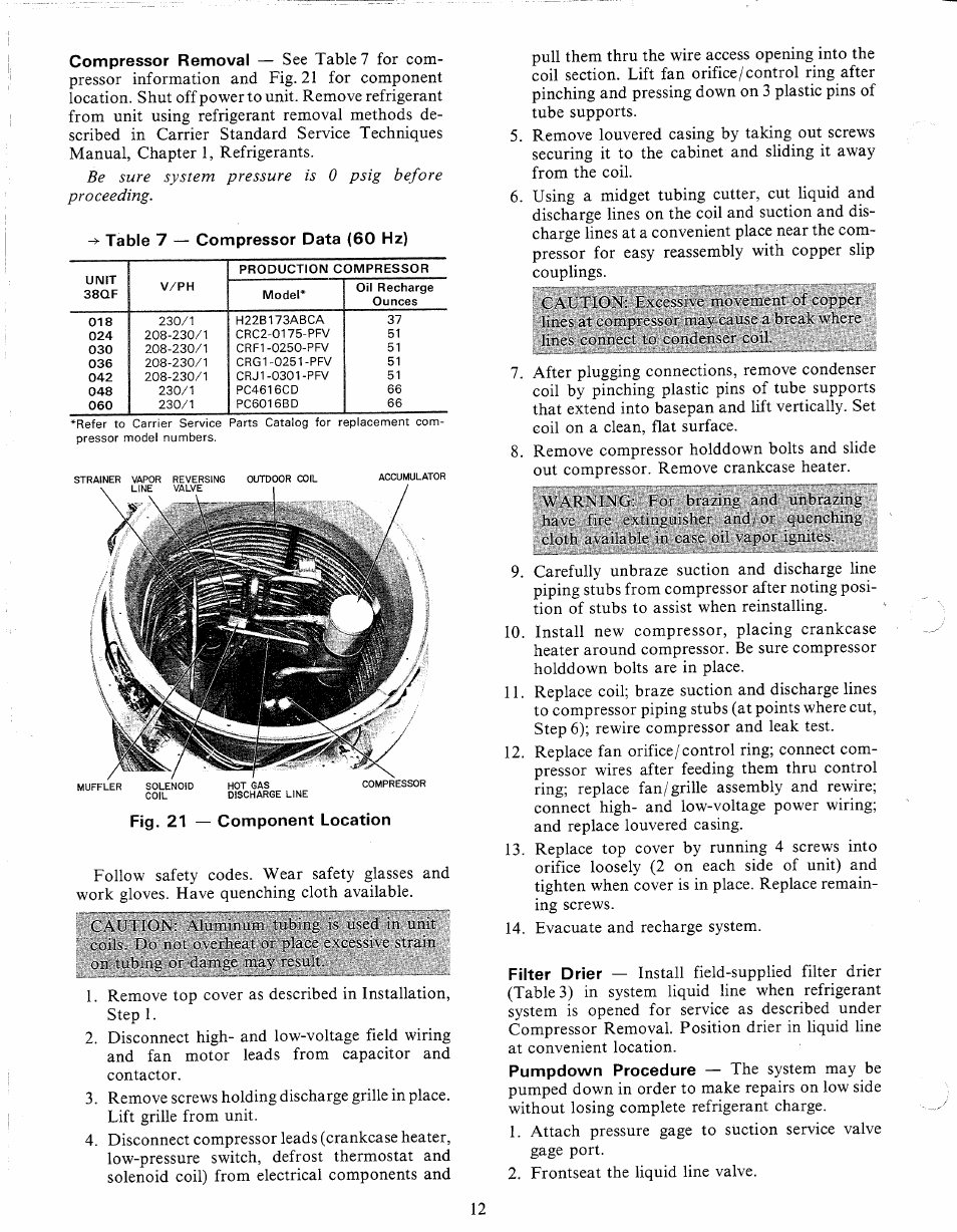 Carrier 38QF User Manual | Page 12 / 18