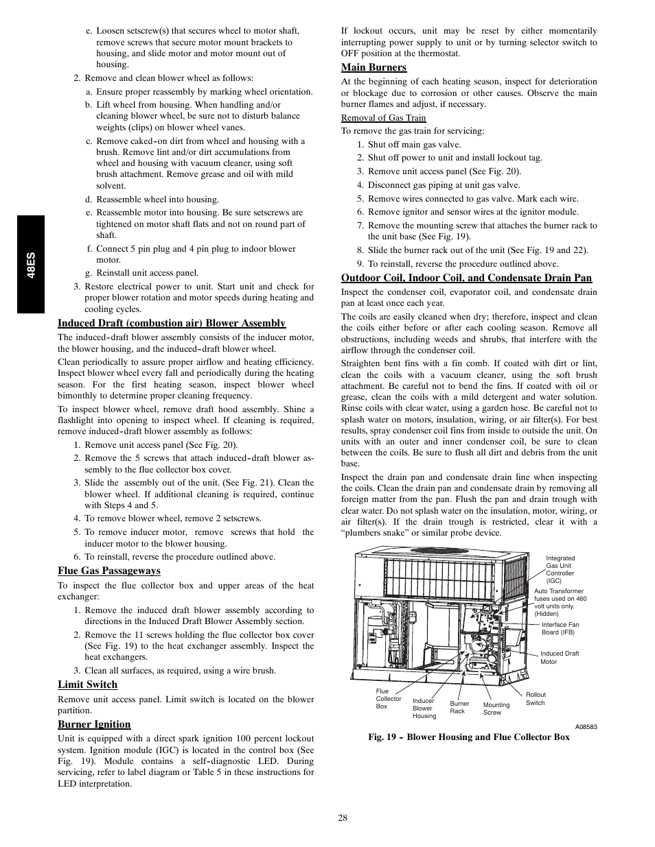 Carrier SEER 48ES User Manual | Page 28 / 36