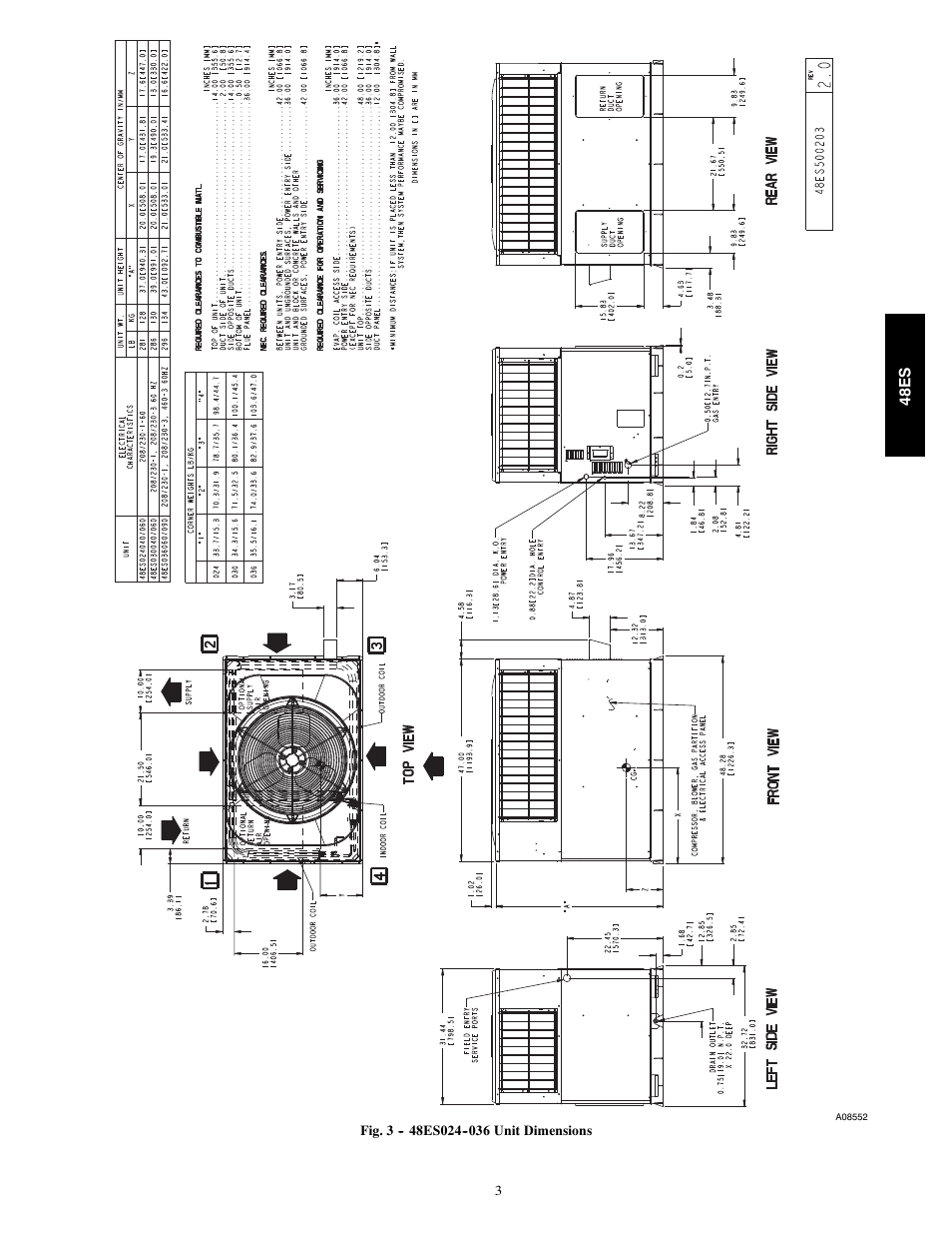 Carrier SEER 48ES User Manual | Page 3 / 36