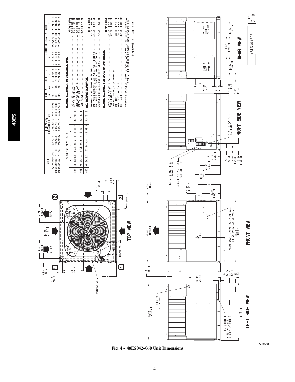 Carrier SEER 48ES User Manual | Page 4 / 36