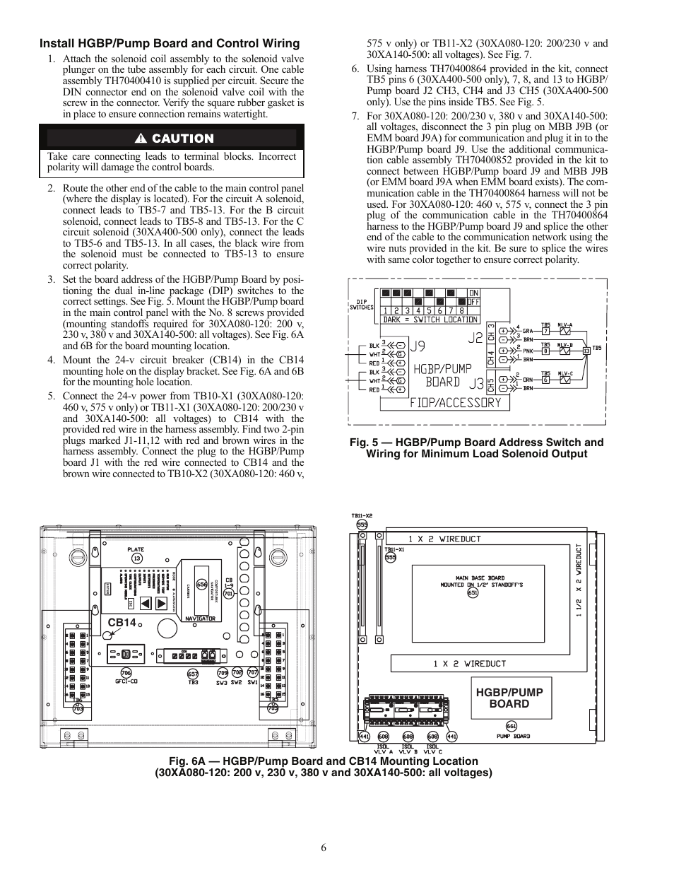 Carrier MINIMUM LOAD CONTROL ACCESSORY 30XA080-500 User Manual | Page 6 / 8