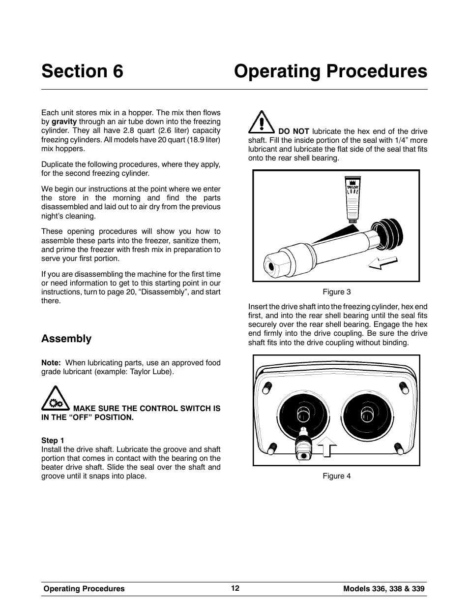 Assembly | Carrier 336 User Manual | Page 16 / 49