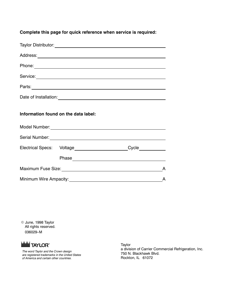 Carrier 336 User Manual | Page 2 / 49