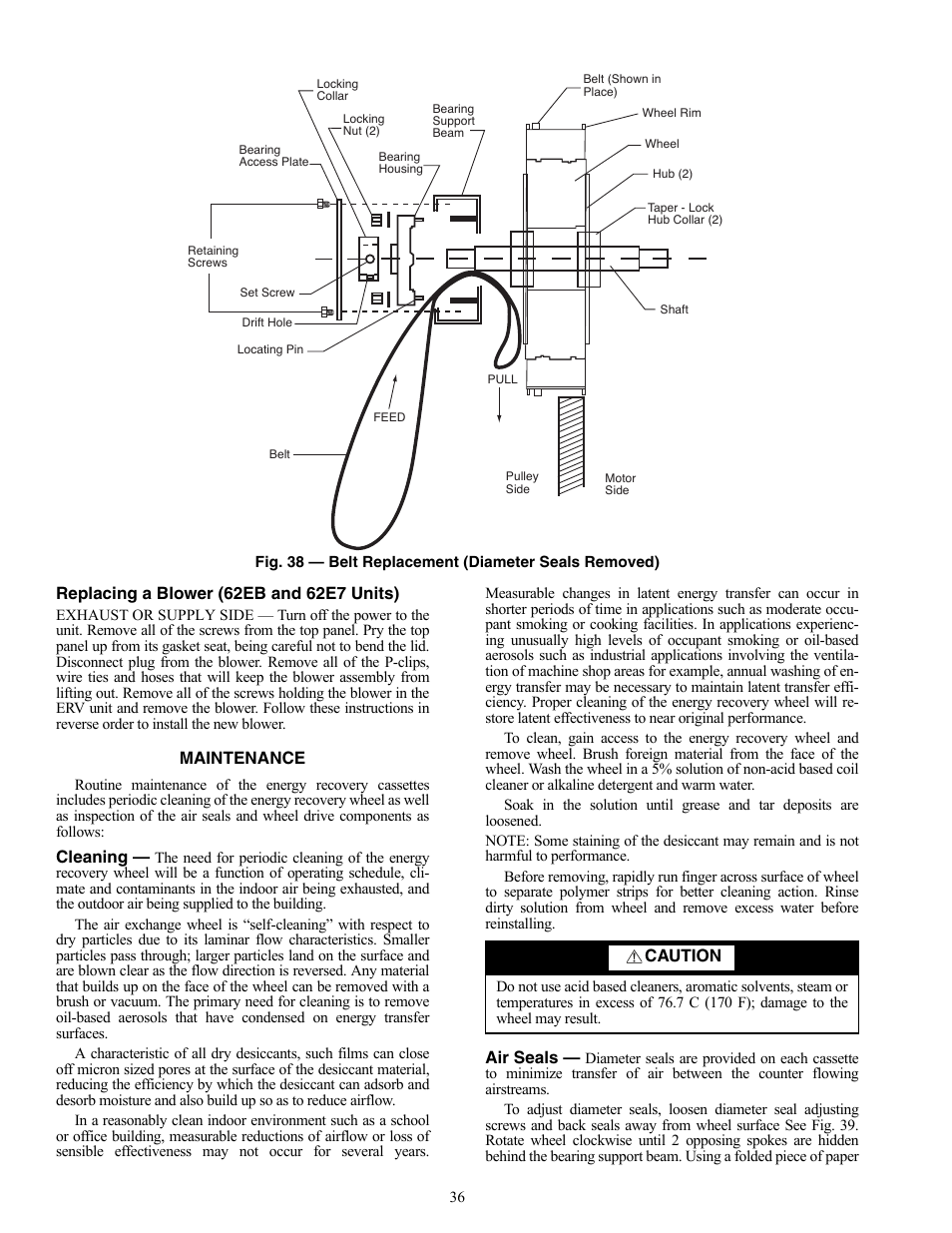 Carrier 62E User Manual | Page 36 / 40