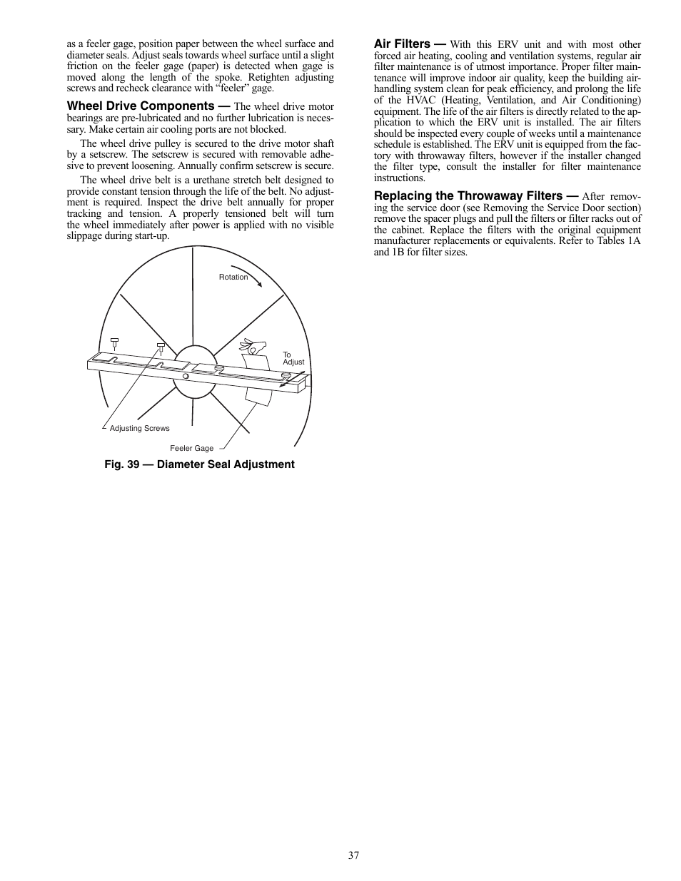 Carrier 62E User Manual | Page 37 / 40