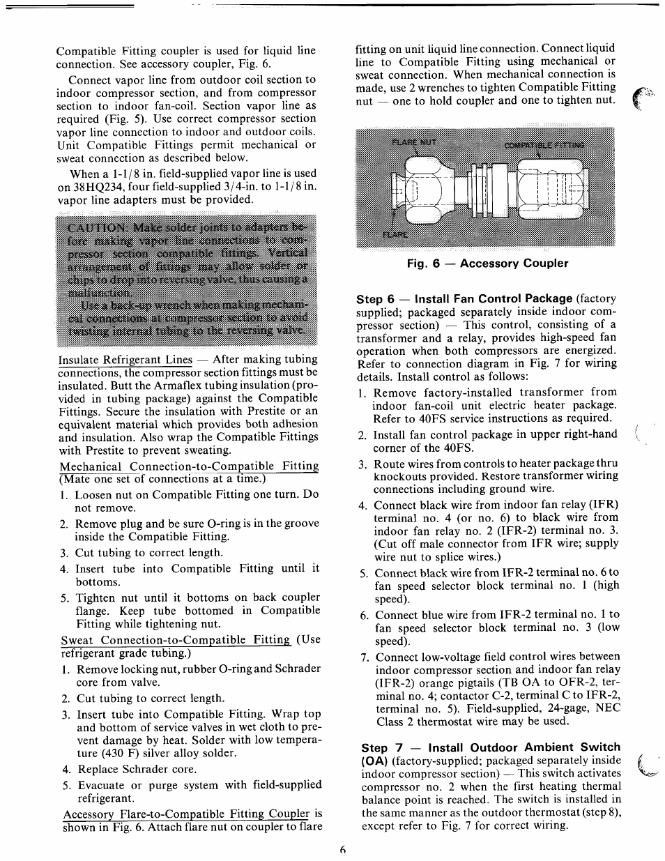 Carrier WEATHERMASTER III 38HQ User Manual | Page 6 / 19