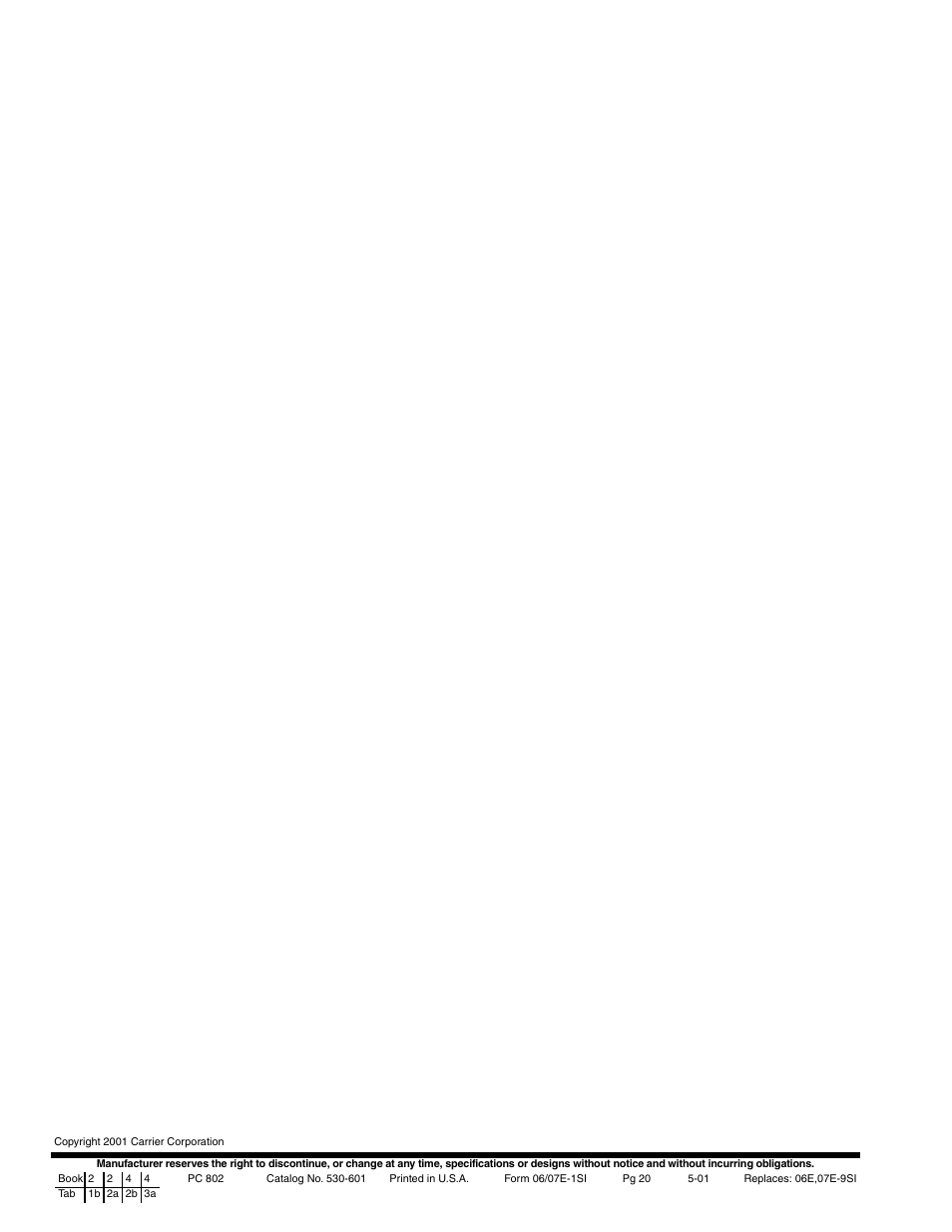 Carrier Compressor and Condensing Unit User Manual | Page 20 / 20