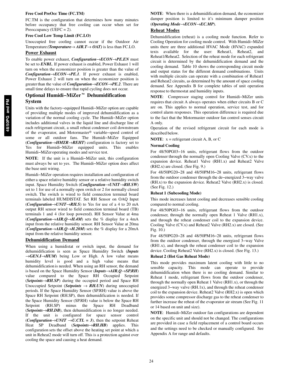 Carrier 48/50PM C16-28 User Manual | Page 24 / 188