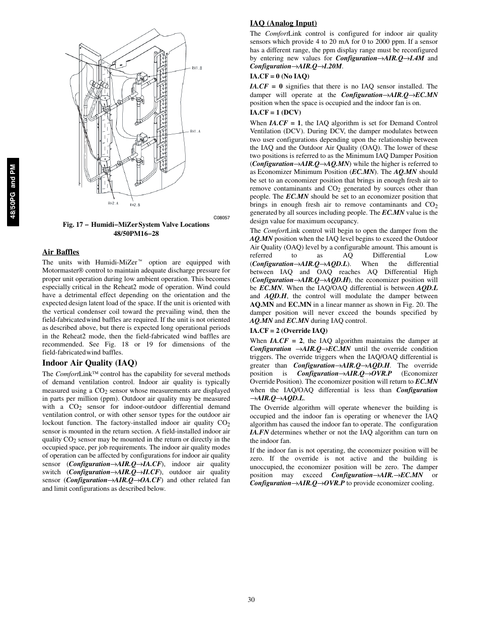 Carrier 48/50PM C16-28 User Manual | Page 30 / 188