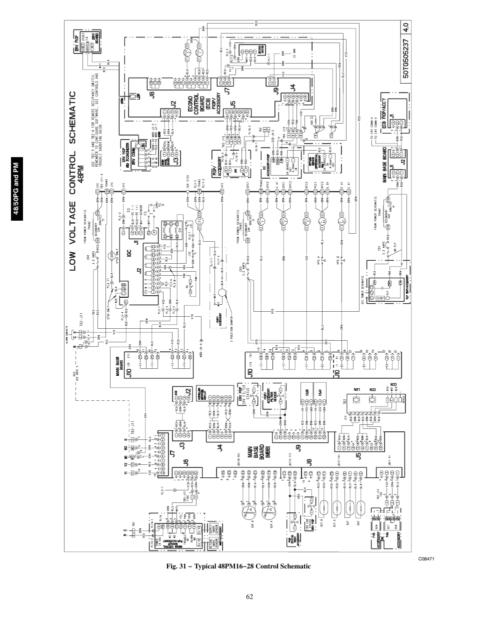 48/50pg. see fig. 31 | Carrier 48/50PM C16-28 User Manual | Page 62 / 188