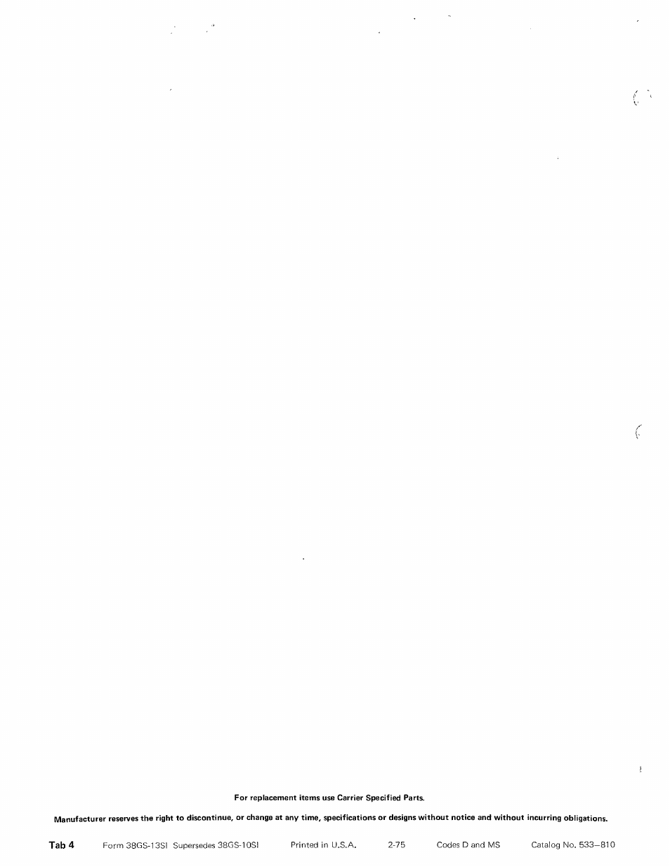 Carrier 38GS User Manual | Page 16 / 16