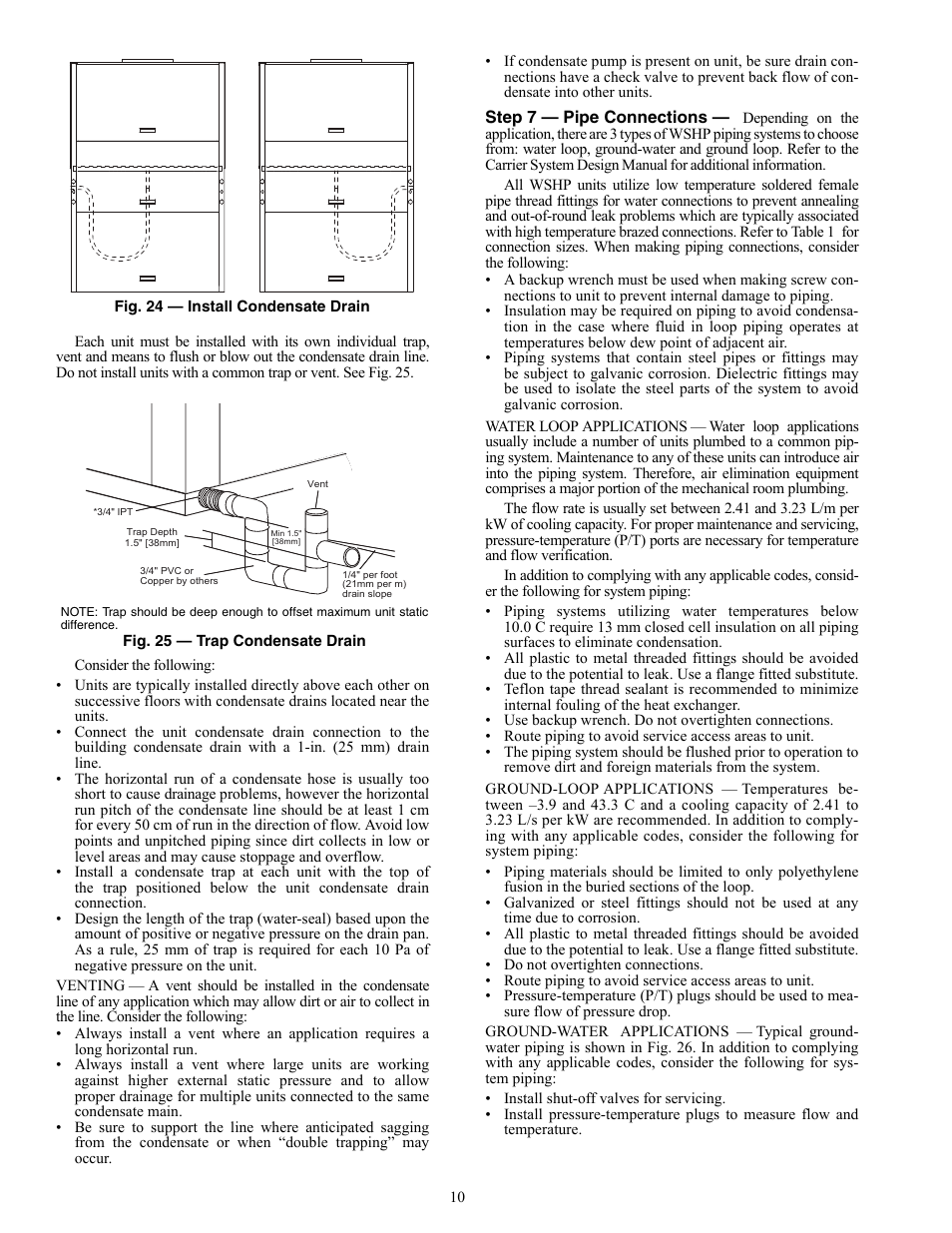 Carrier AQUAZONE 50VQP084-300 User Manual | Page 10 / 48