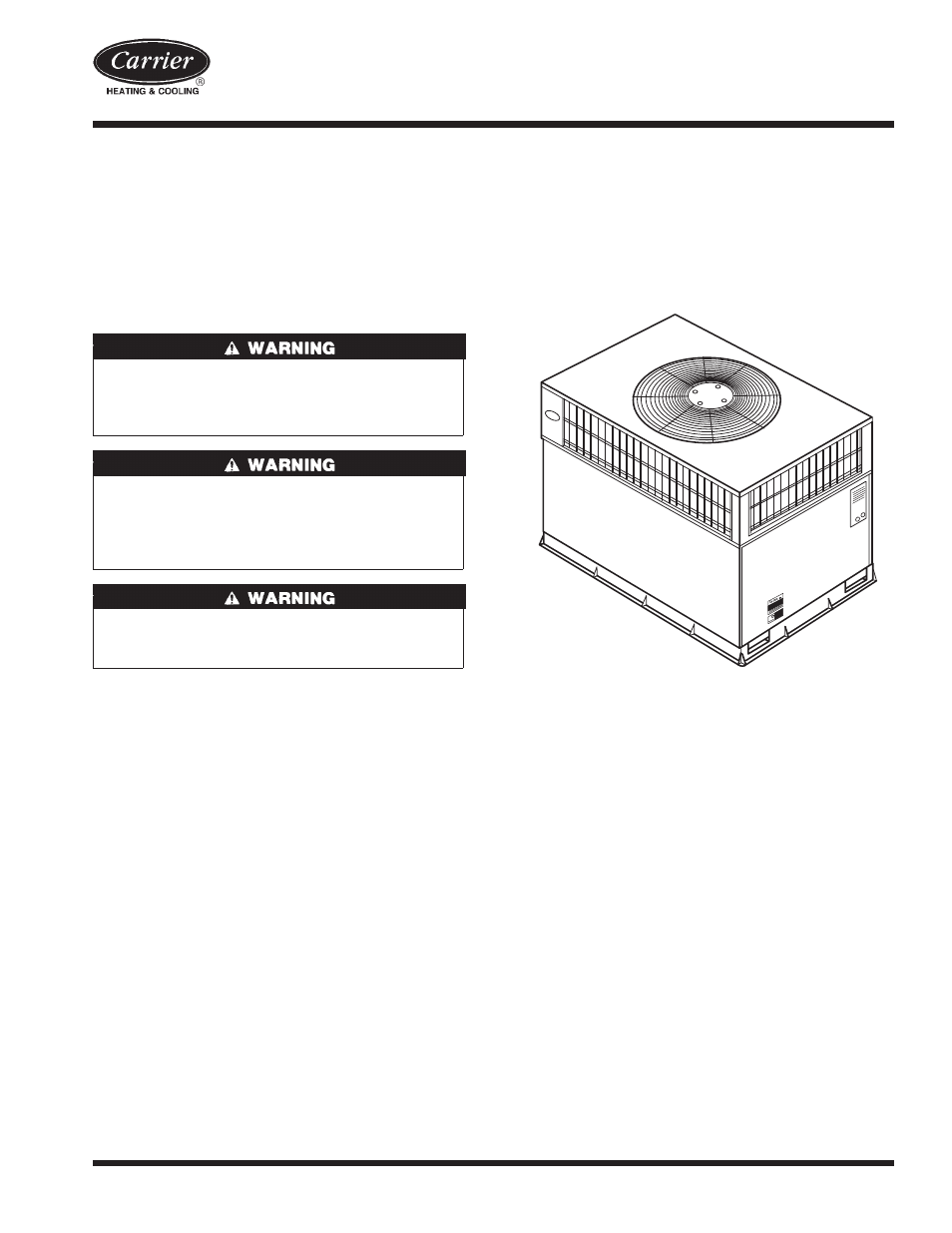 Carrier 50JS User Manual | 4 pages