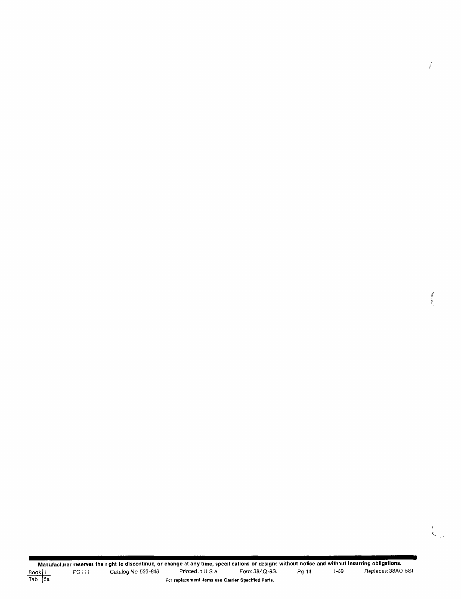 Carrier 38AQ034 User Manual | Page 14 / 14