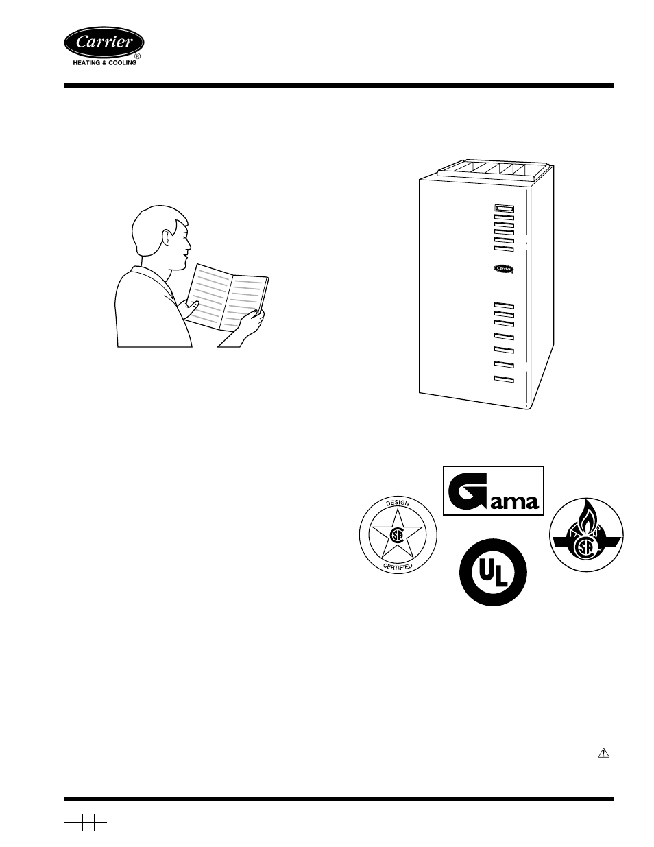 Carrier 58MSA User Manual | 16 pages