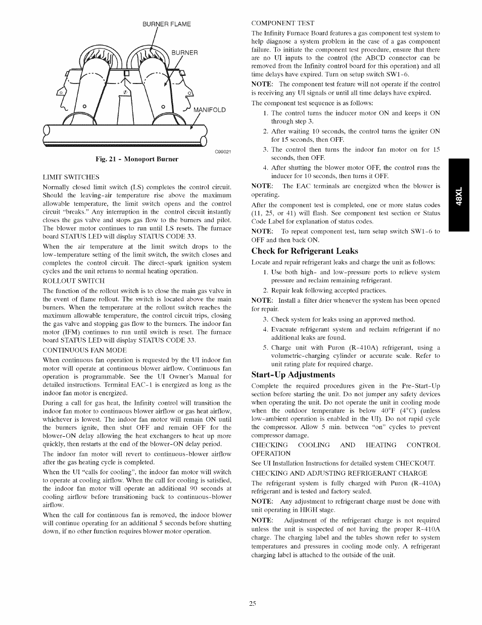 Carrier 48XL User Manual | Page 25 / 36