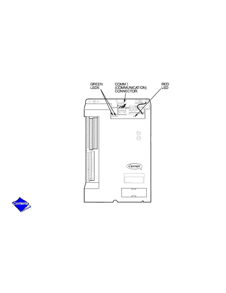 Figure 49 — psio module led locations, Figure 49 | Carrier 17/19EX User Manual | Page 406 / 437