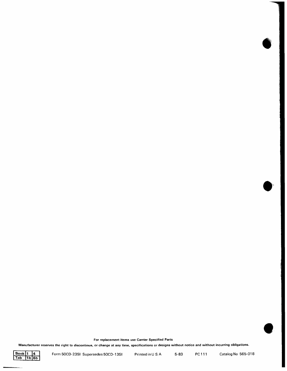 Carrier 50CD/CH User Manual | Page 16 / 16