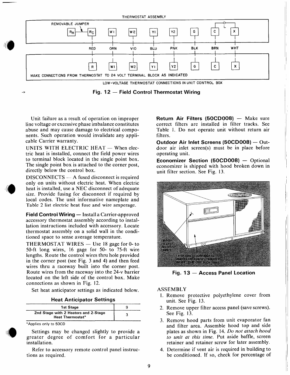 Carrier 50CD/CH User Manual | Page 9 / 16