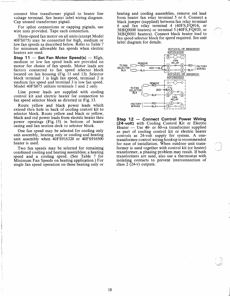 Carrier 40FS User Manual | Page 10 / 18