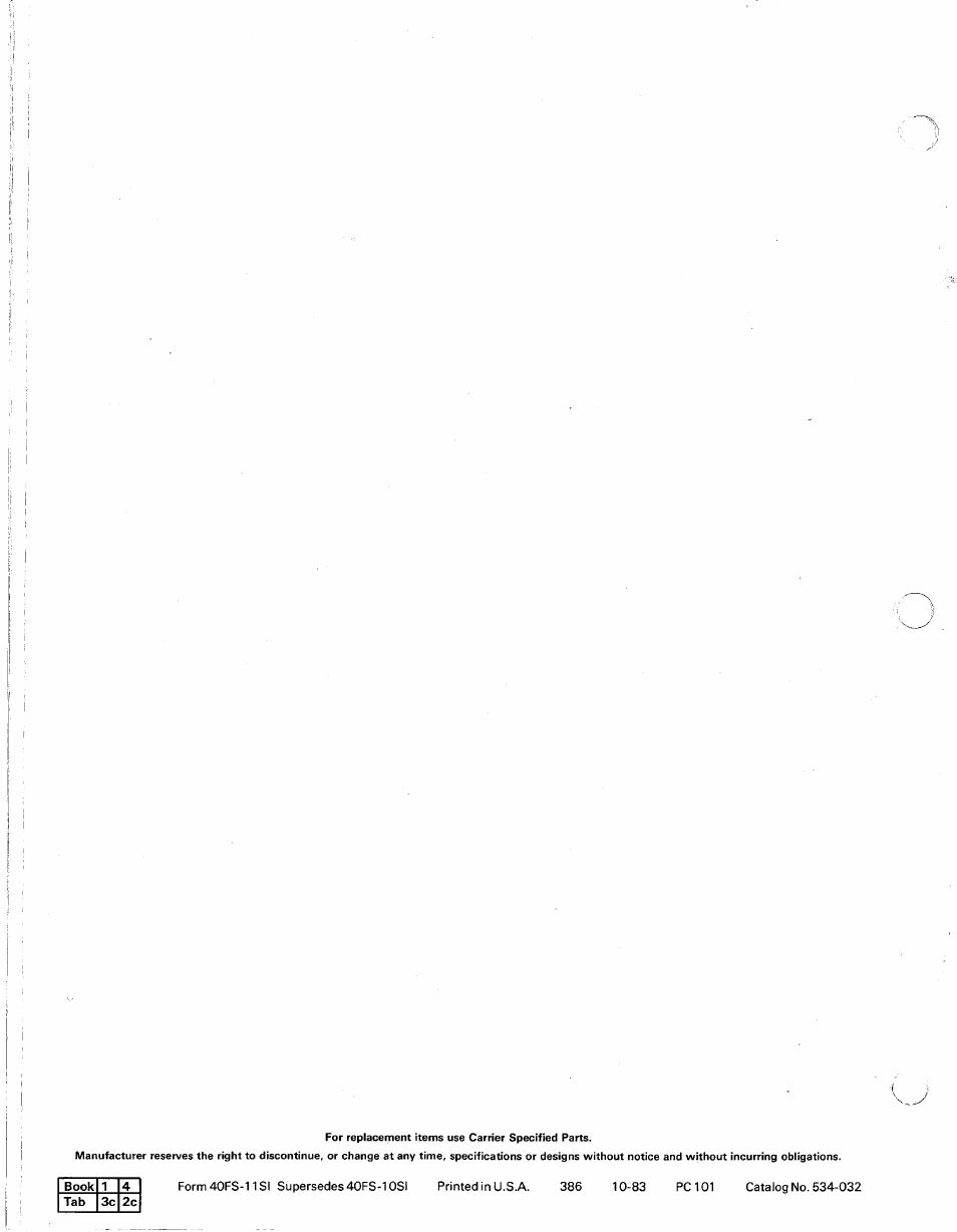 Carrier 40FS User Manual | Page 18 / 18