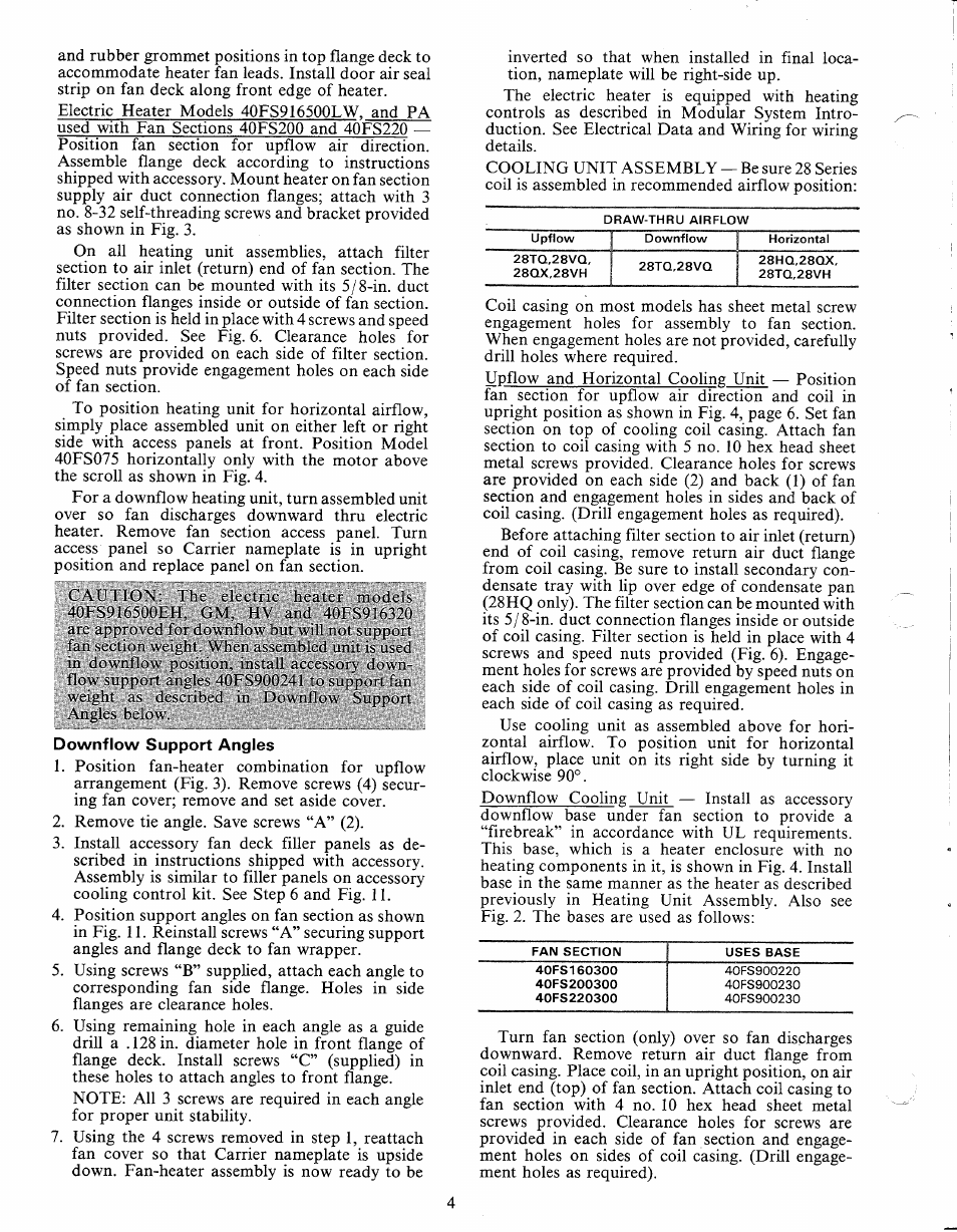 Carrier 40FS User Manual | Page 4 / 18