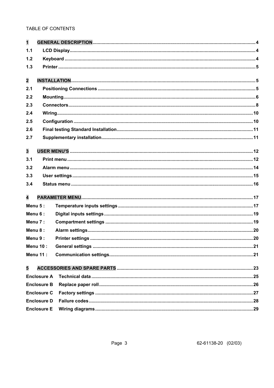 Carrier DATACOLD 500 T/R User Manual | Page 3 / 30