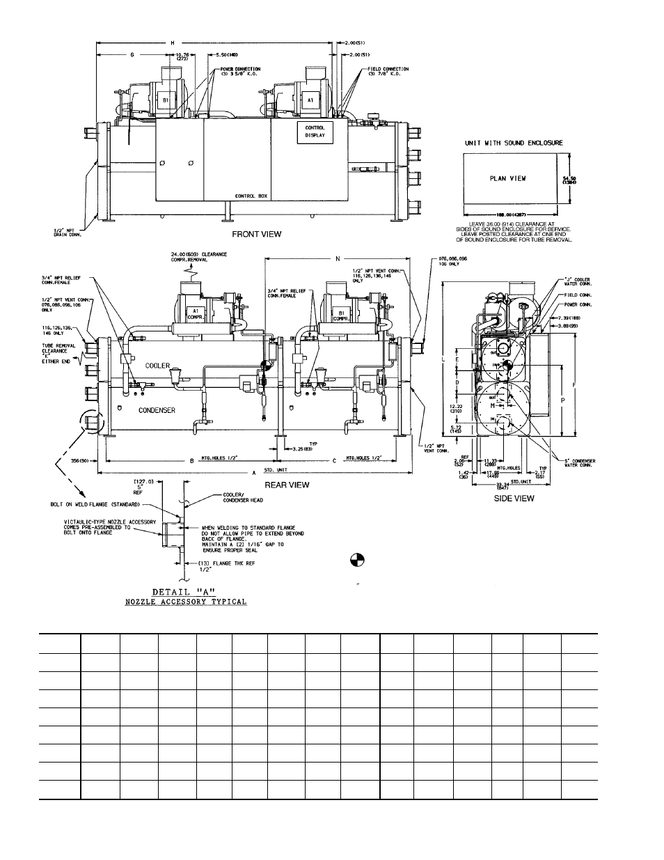 Carrier 30HXA,HXC076-186 Water-Cooled and Condenserless Chillers User Manual | Page 2 / 28