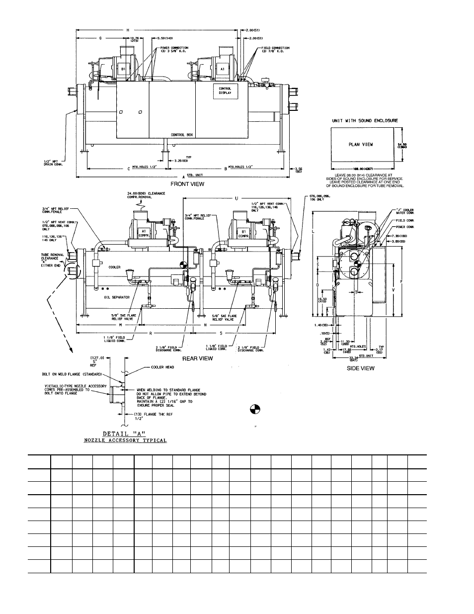 Carrier 30HXA,HXC076-186 Water-Cooled and Condenserless Chillers User Manual | Page 4 / 28