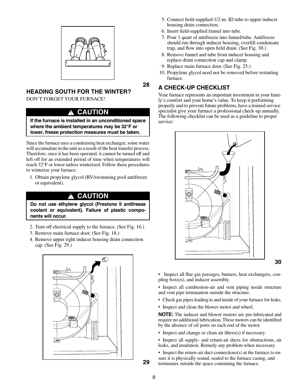 Caution | Carrier Gas 58MSA User Manual | Page 9 / 12