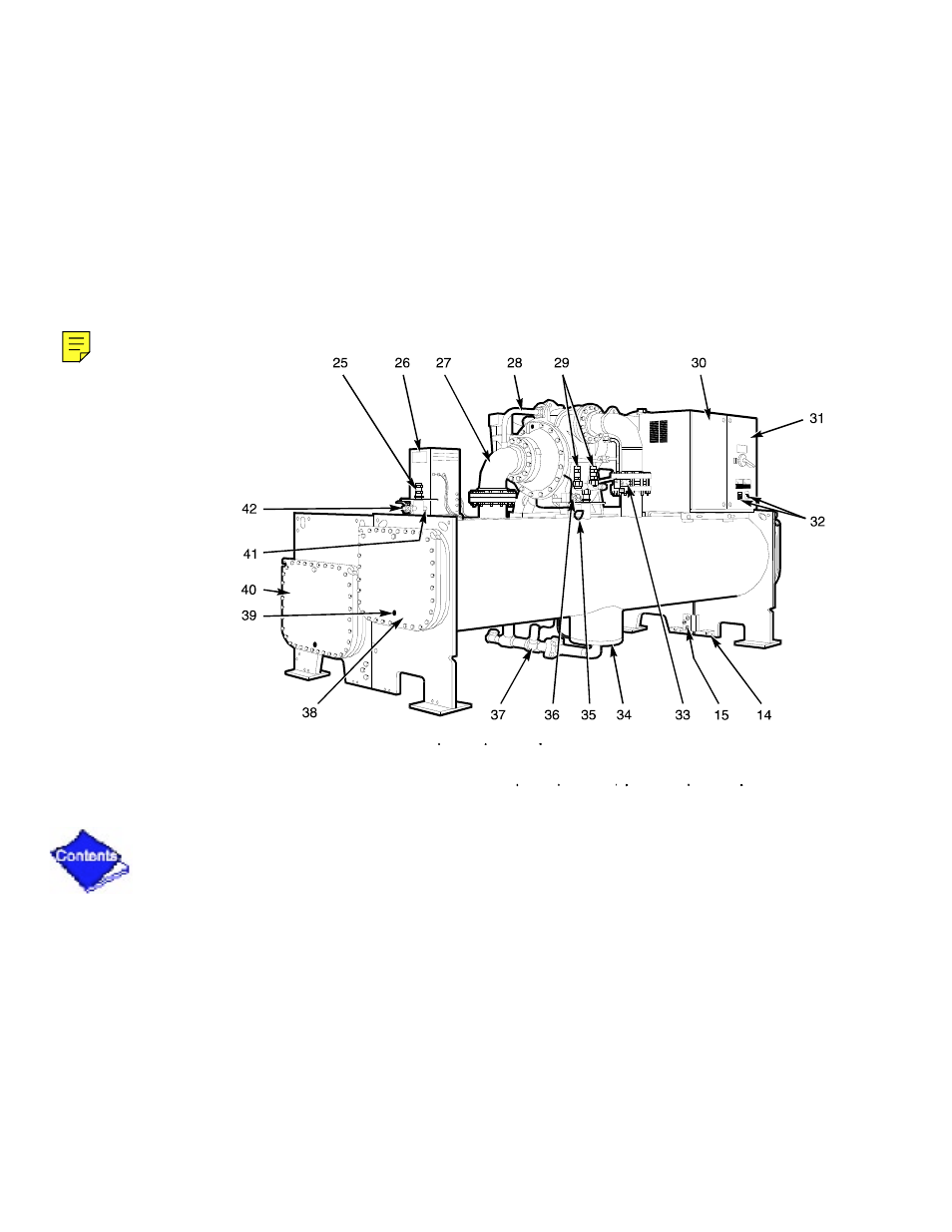 Rear view | Carrier 19XL User Manual | Page 321 / 392