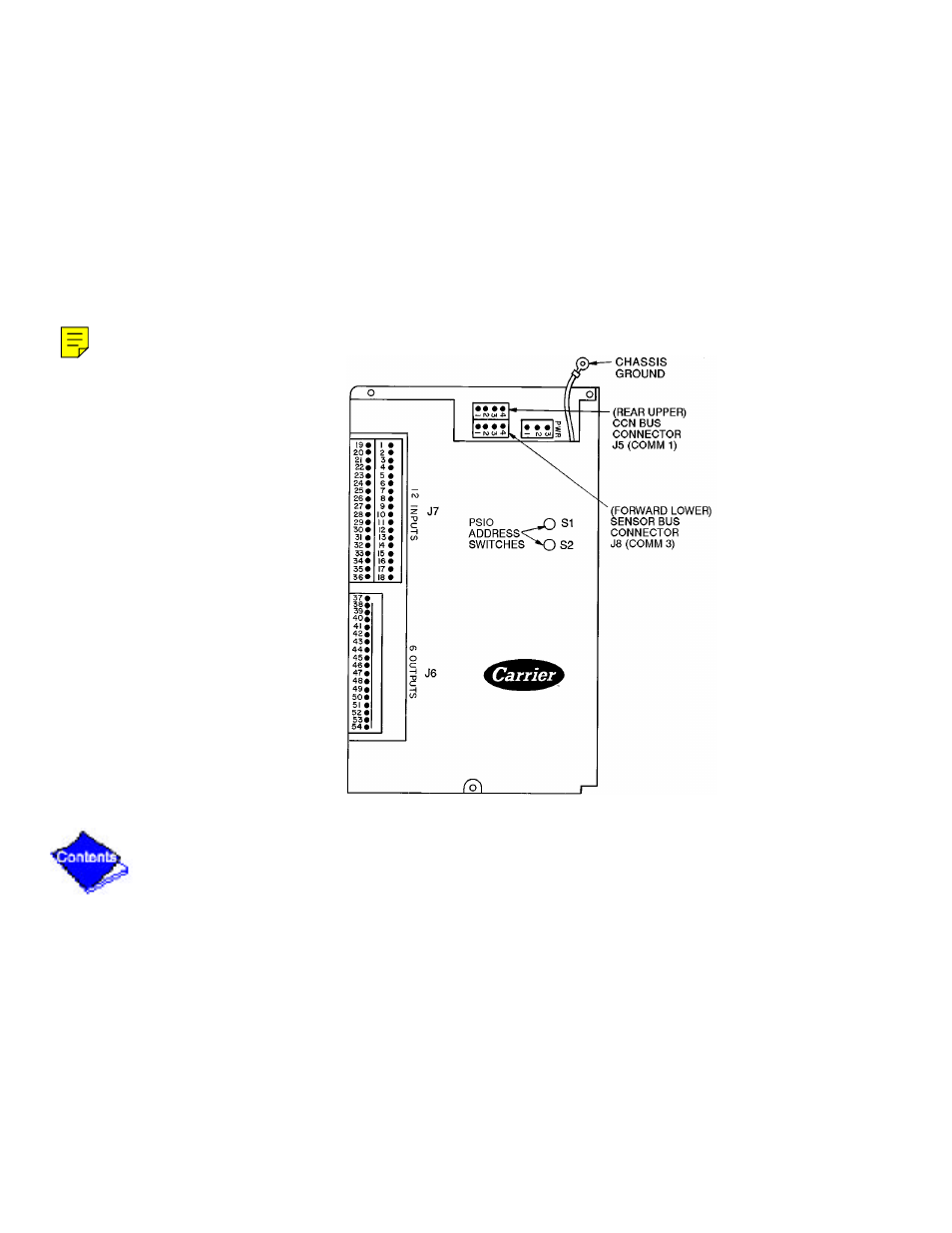 Figure 43 — processor (psio) module, Figure 43, Click here for figure 43 — processor (psio) module | Carrier 19XL User Manual | Page 362 / 392