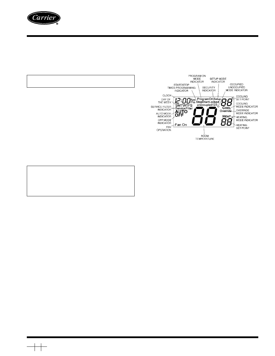 Carrier 33CS250-01 User Manual | 8 pages