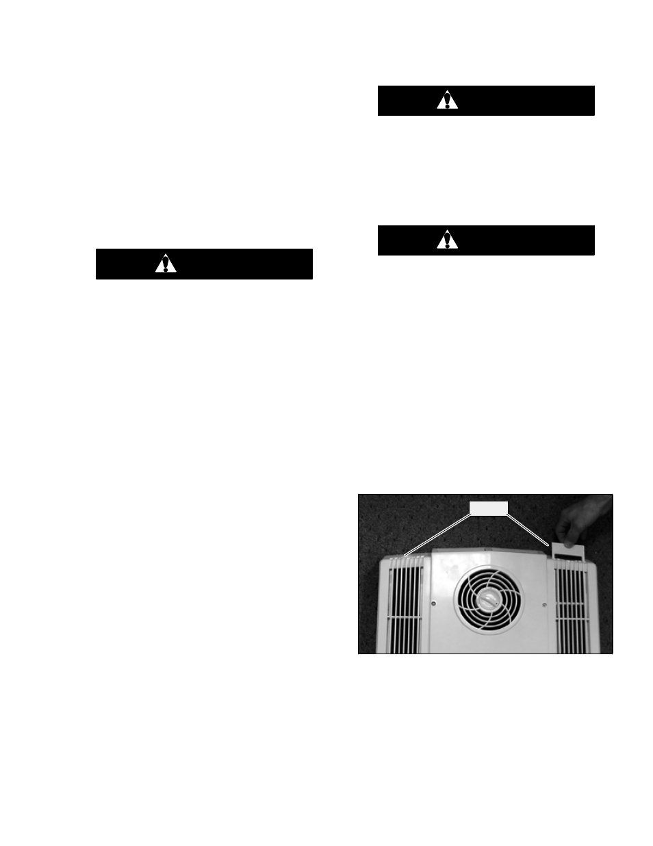 Caution, Warning | Carrier T--298 User Manual | Page 25 / 49