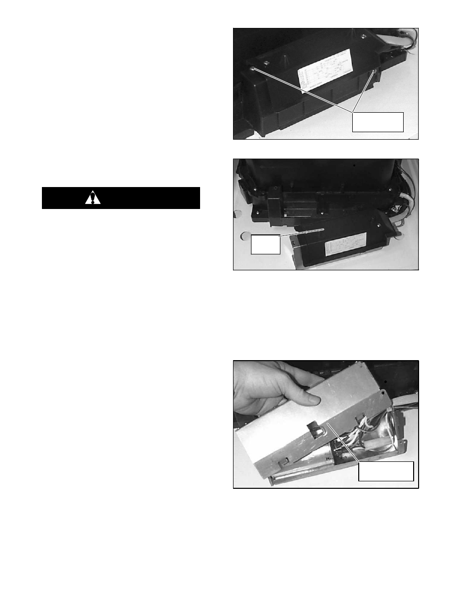 Warning | Carrier T--298 User Manual | Page 30 / 49