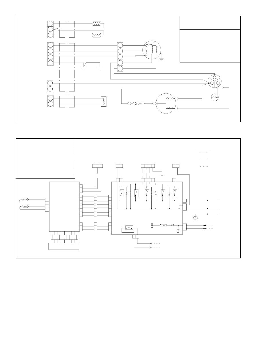 T 4-4, Figure 4 heat pump -- upper unit -- ducted, Figure 4 heat pump -- ceiling unit -- ducted | Legend | Carrier T--298 User Manual | Page 46 / 49