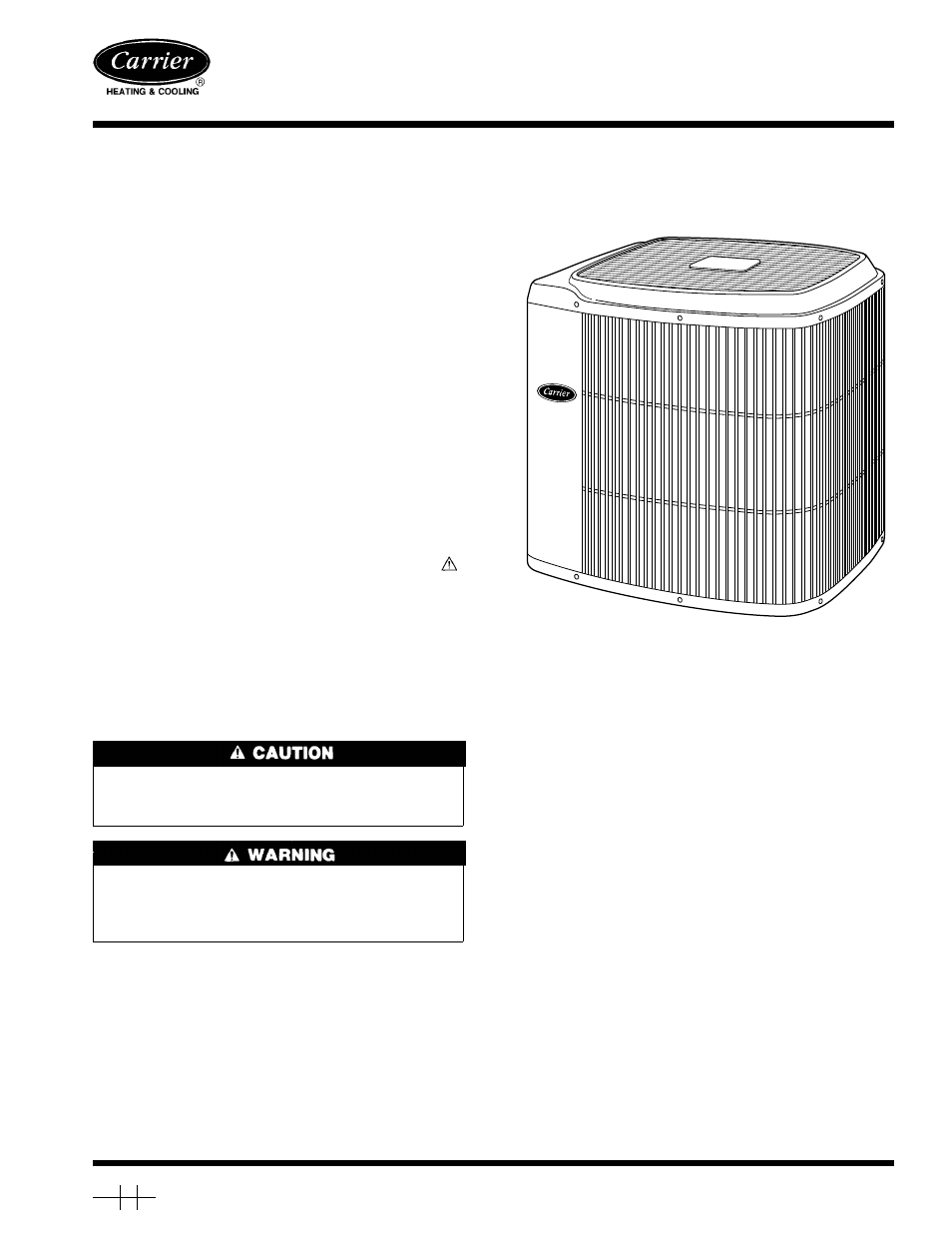 Carrier 38TXA User Manual | 8 pages