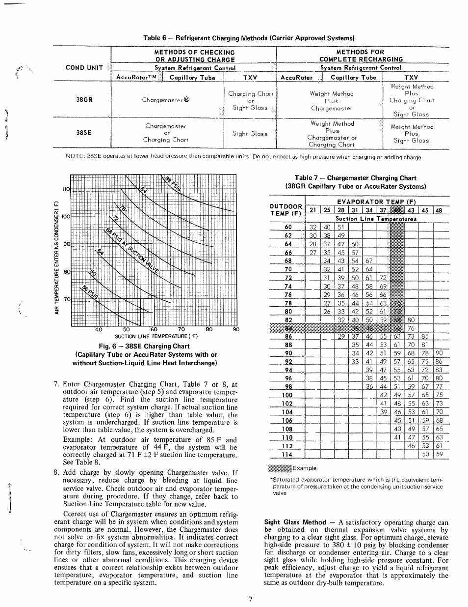 Evaporator temp (f) | Carrier 38SE User Manual | Page 7 / 12