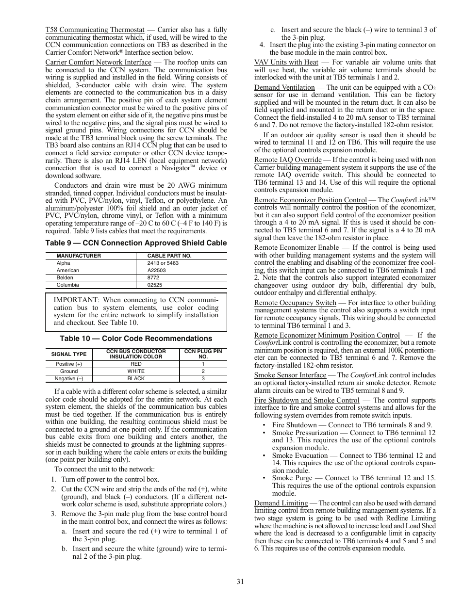 Carrier WEATHERMAKER 48AJ User Manual | Page 31 / 36